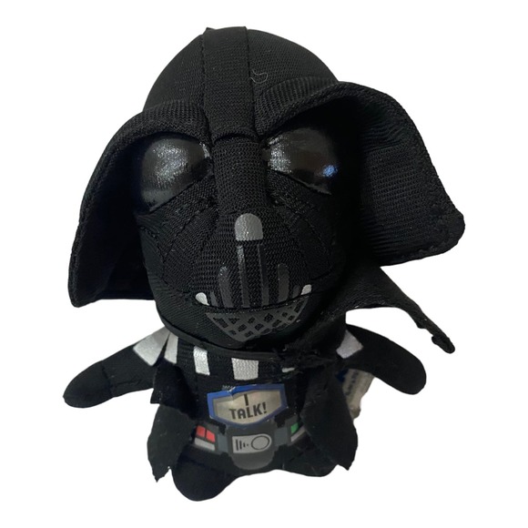 5” Talking Star Wars Plush Darth Vader Clip On Plushie Doll Stiffed Toy - Picture 1 of 5
